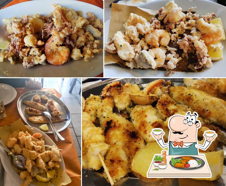 Calamari fritti al Osteria Del Viale