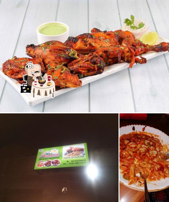 Yummie Yummie Vegetarian & Non Vegetarian Dhaba is distinguished by food and interior