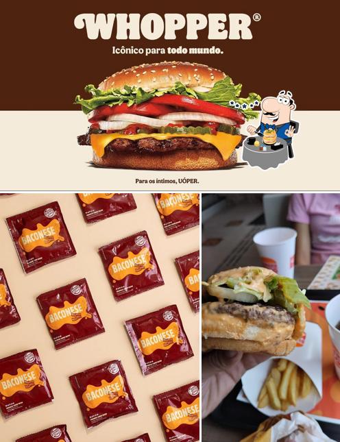 Comida em Burger King