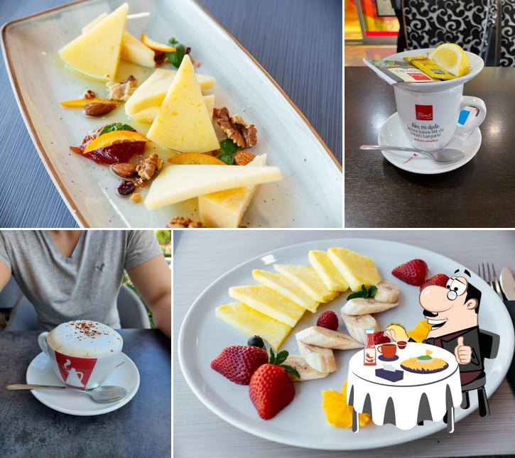 Piatto di formaggi al Amici Café - Bistro