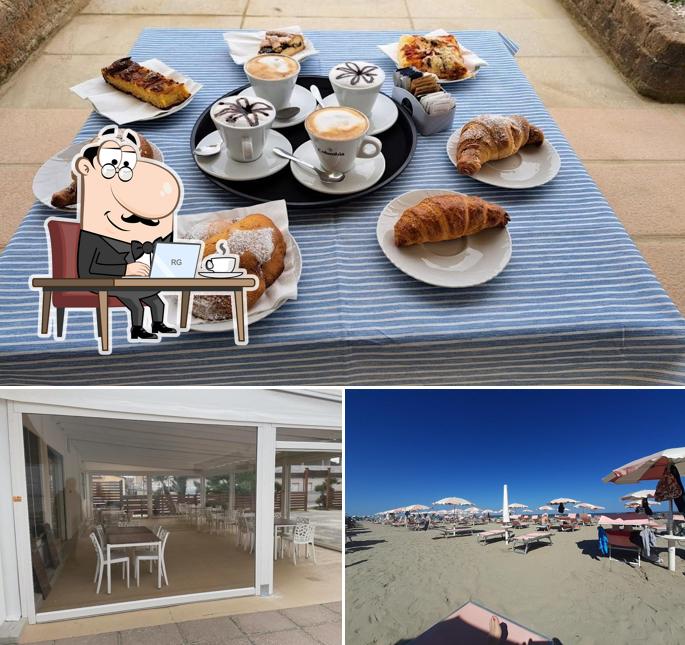 Siediti a un tavolo di Bagno Ristorante Palm Beach