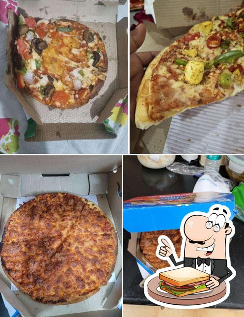 Grilled cheese sandwich at Domino's Pizza