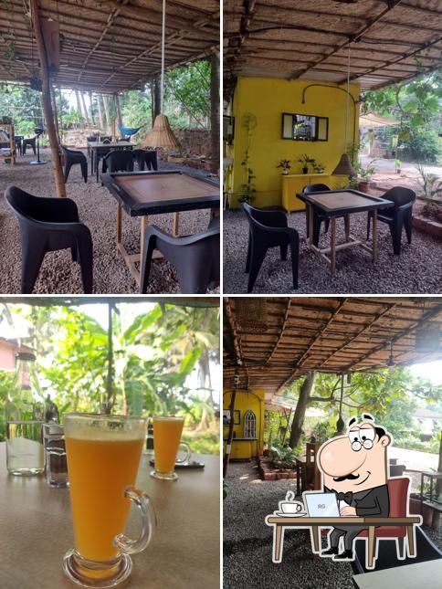 The interior of Cocoa Moga Bakehouse Goa