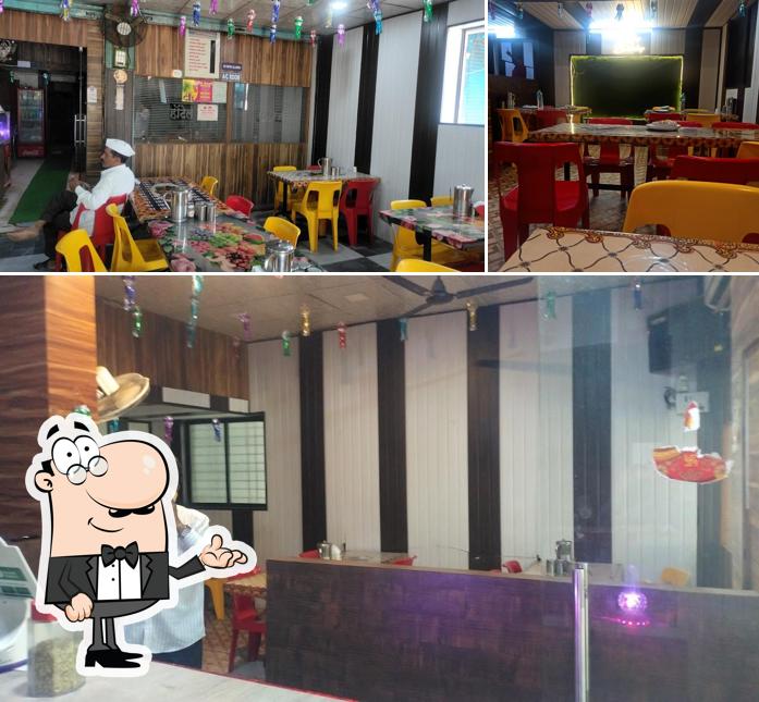 The interior of Yashraj hotel
