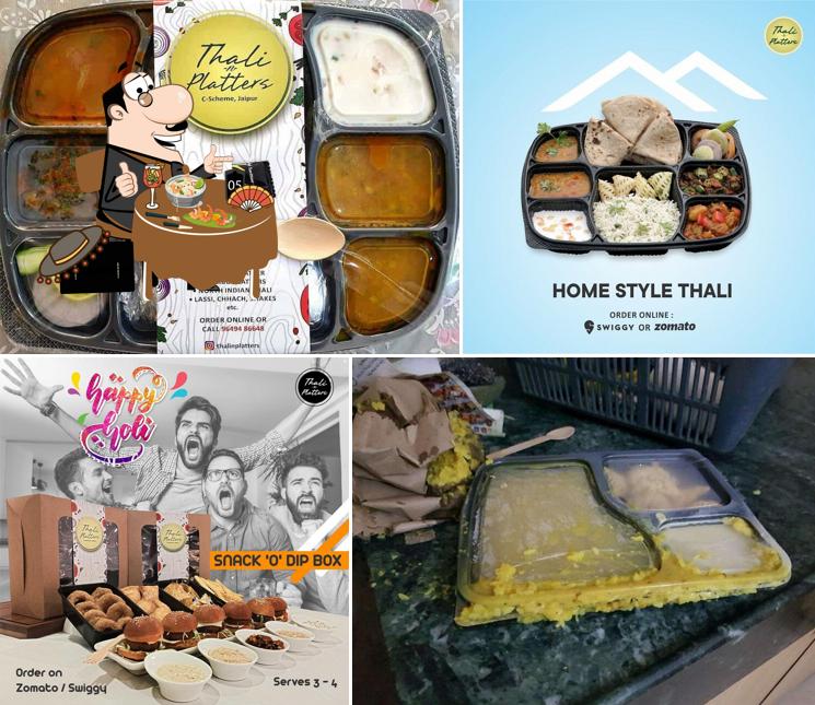 Food at Thali-N-Platters