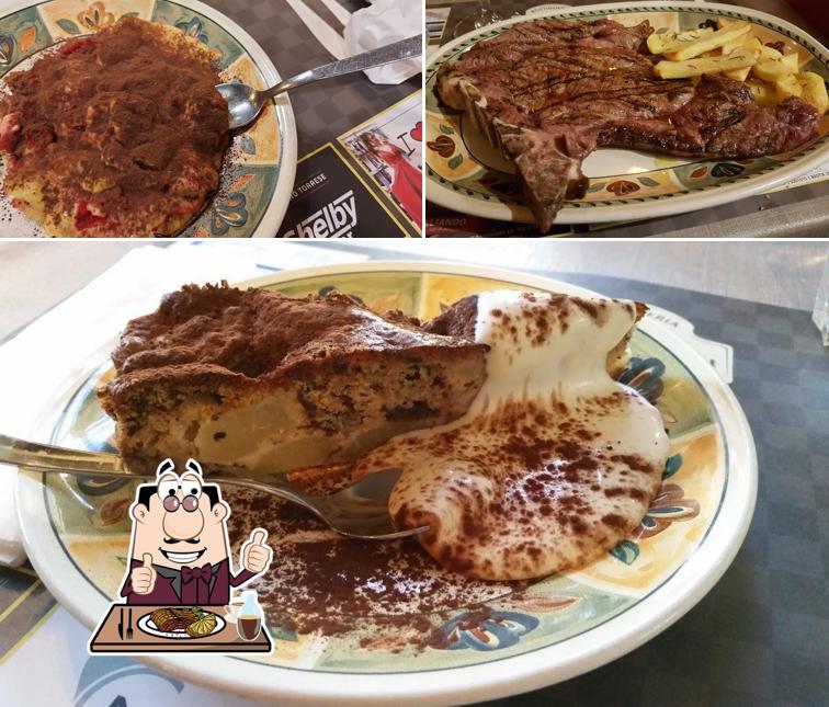 C'è un'ampia varietà di piatti per gli amanti della carne