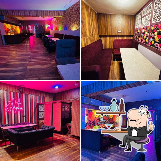 The interior of Al Habibi Restaurant