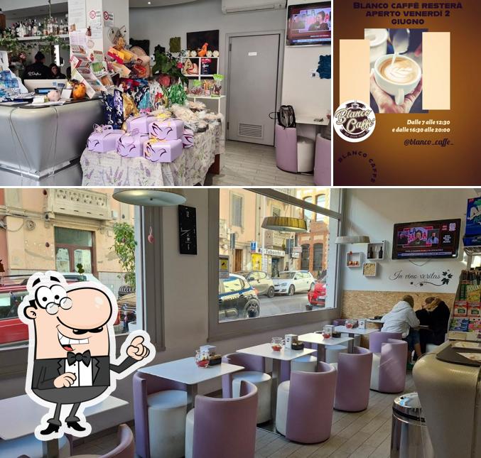 Blanco Cafè si caratterizza per la interni e cibo