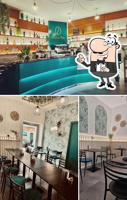 Gli interni di Bosco Bar