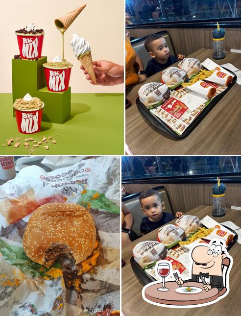 Comida em Burger King
