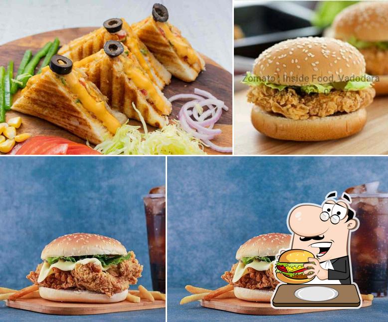 Get a burger at Inside Food