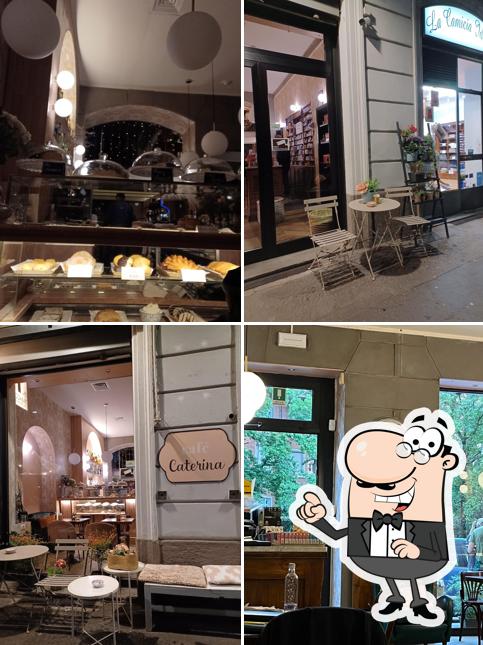 Gli interni di Cafe’ Caterina