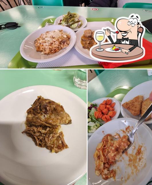 Cibo al Mensa Universitaria Ersu