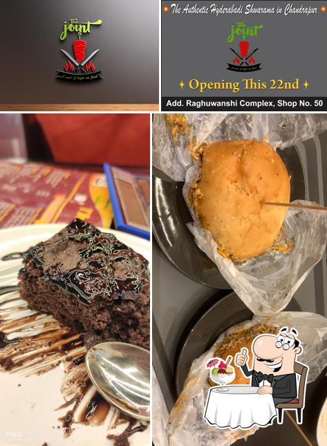 The Joint Shawarma cafe offers a selection of desserts