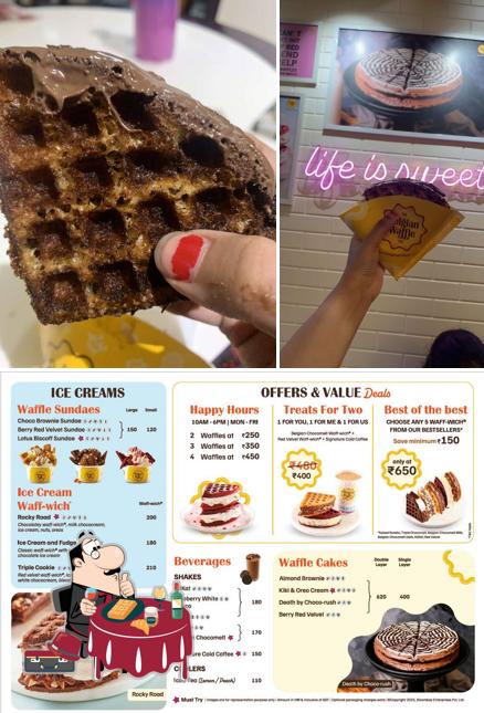 Waffles at The Belgian Waffle Co