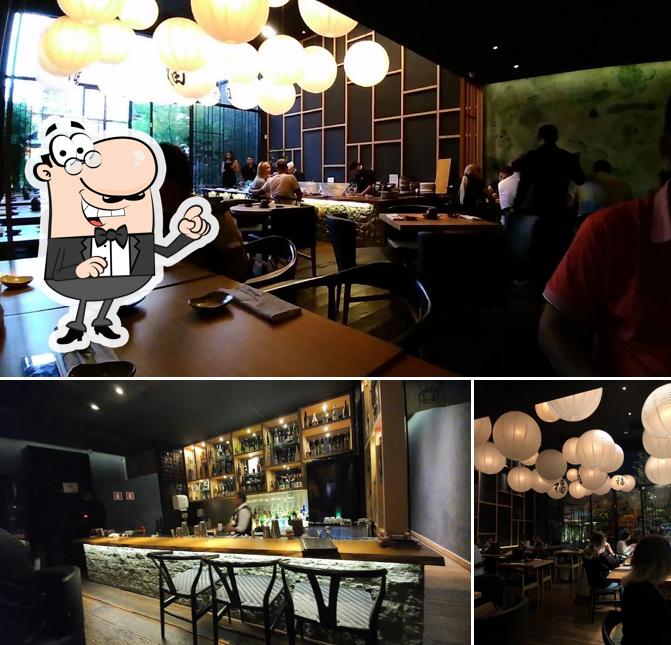 Veja imagens do interior do TATÁ Sushi