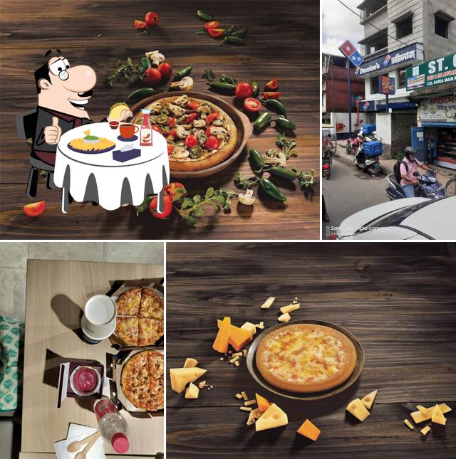 Cheese plate at Domino's Pizza Rajpur Sonarpur, Kolkata