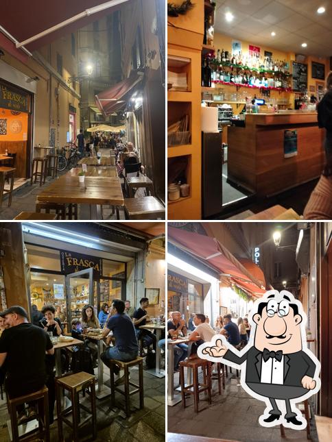 Gli interni di Osteria La Frasca al Vicolo