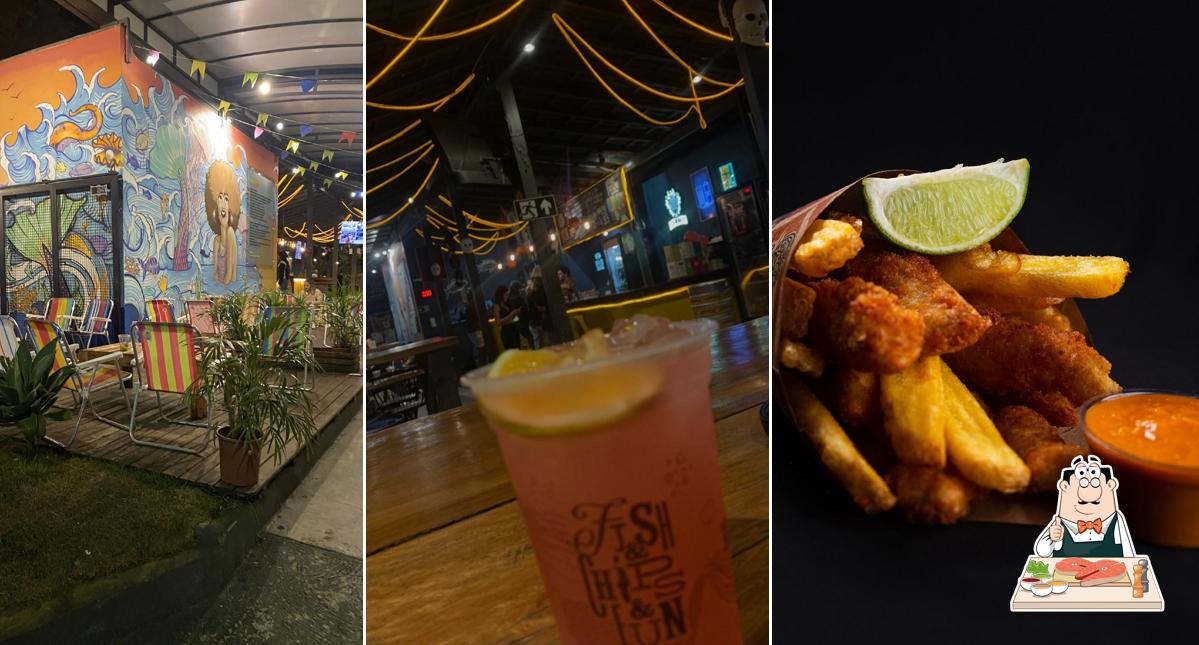 Peixe e fritas em Sirène Fish & Chips - Fleming - Bar