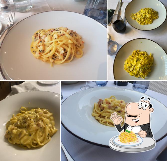 Spaghetti alla carbonara al Osteria Almarè