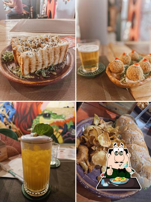 Comida em Bar do Urso
