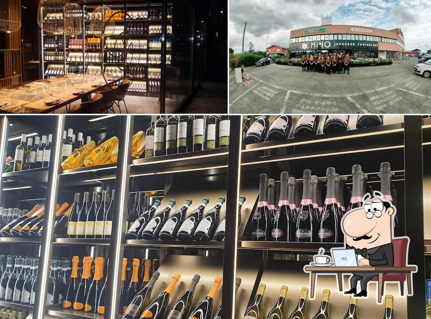 Questa è la foto che mostra la interni e esterno di Miho Japanese Restaurant