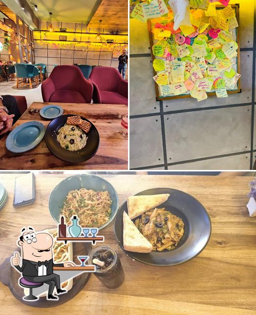 The image of interior and food at BUNNYS KITCHEN CAFE N CO