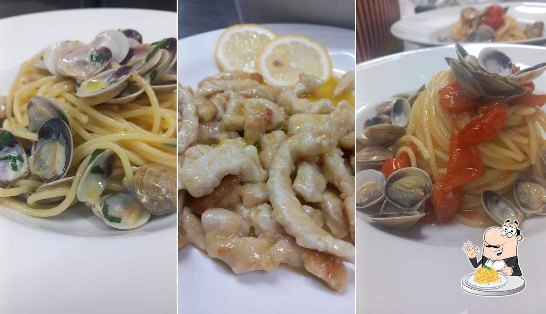 Spaghetti alla carbonara al Caffé Sonia