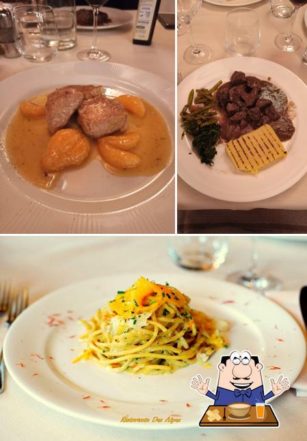 Cibo al Ristorante Des Alpes