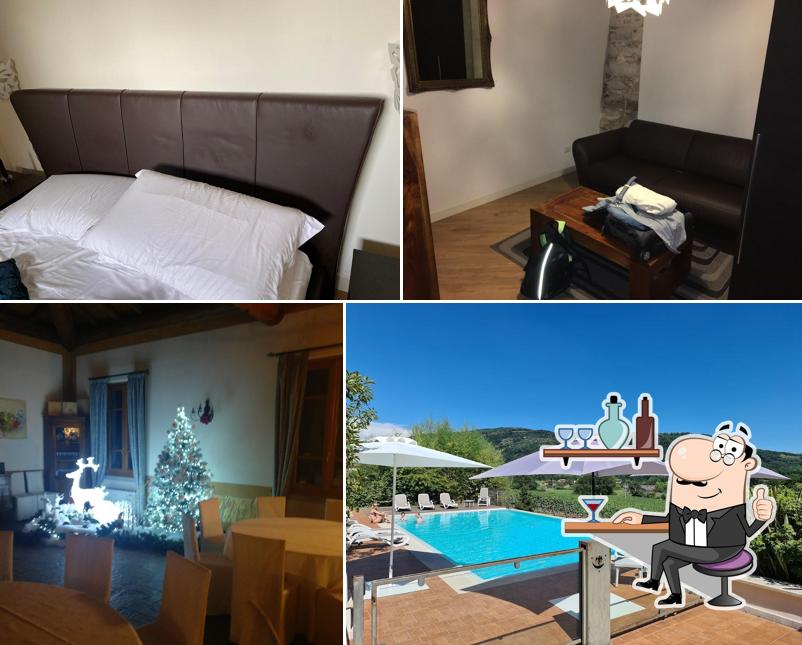 Gli interni di Corte Lantieri Ristorante Agriturismo