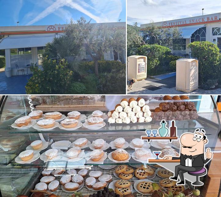 Tra le diverse cose da Festival Bar Madag Snc si possono trovare la interni e cibo