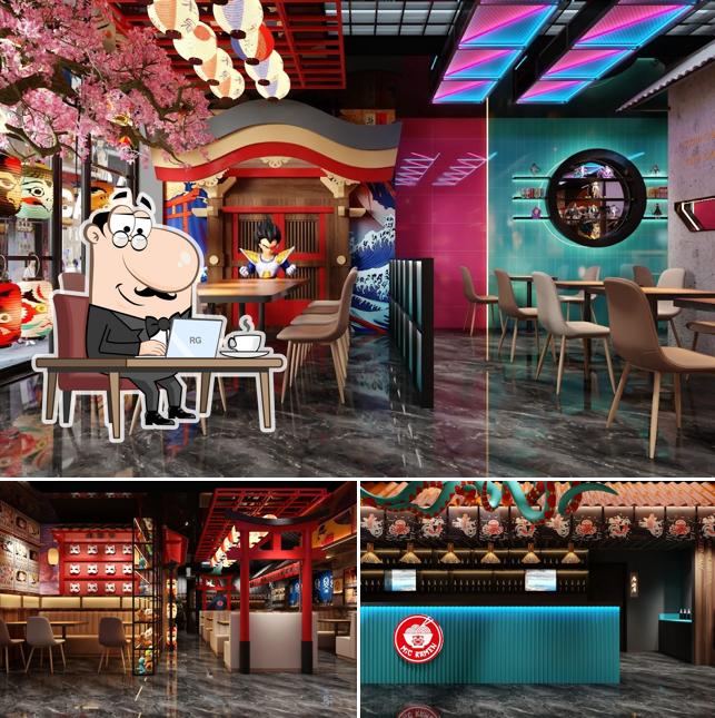 Gli interni di MIC Ramen Forlì