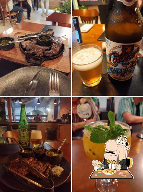 Platos en Sal e Brasa Steak Bar