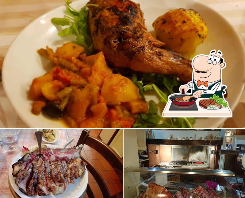 Curiosa tra l'ampia varietà di pasti a base di carne