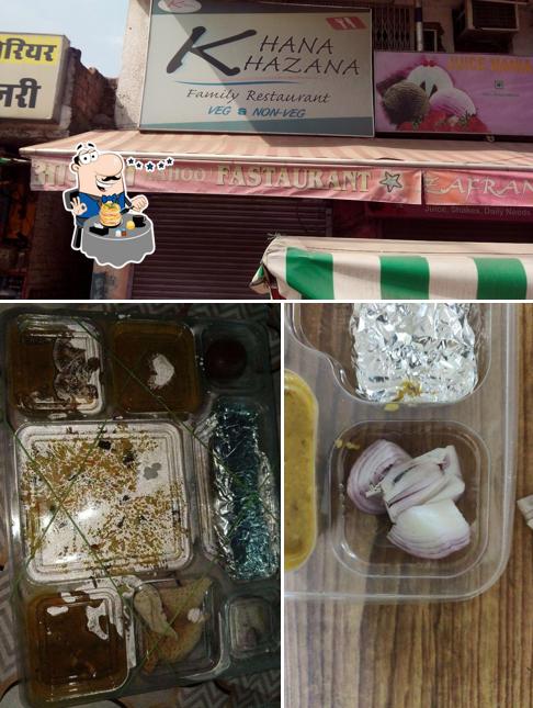 Take a look at the photo showing food and exterior at Khana Khajana Ashwani Nagar Raipur