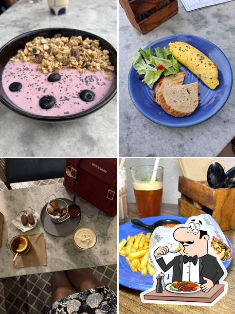 Food at Grounded Cafe