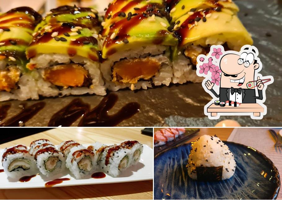 Prova le diverse opzioni di sushi