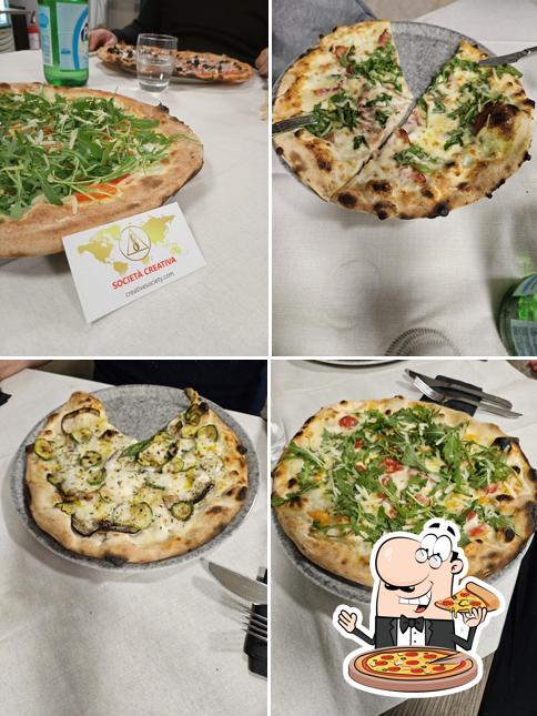 Prenditi tra le molte varianti di pizza