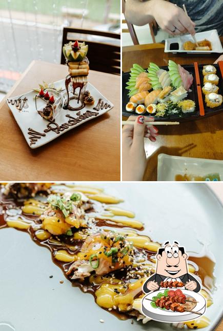 Platos en Bãn Sushi Rio Claro - Temakeria