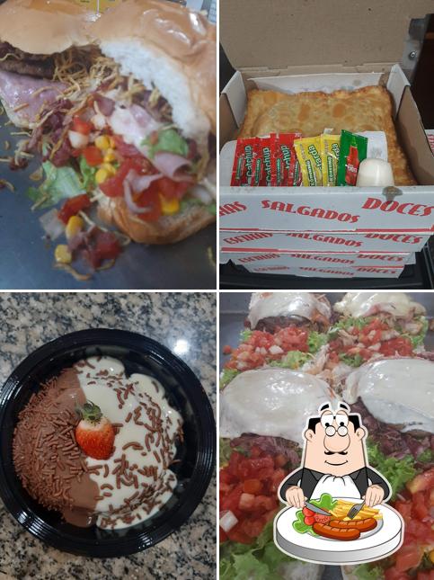 Sanduíche de carne de porco desfiada em Cidão Lanches