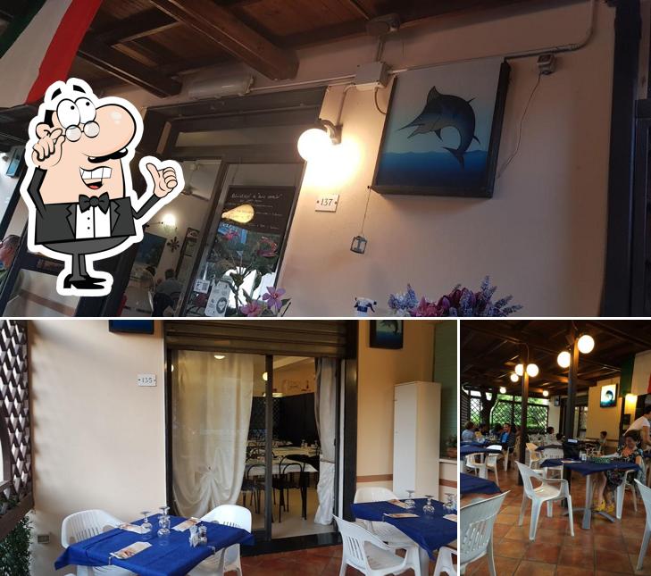Gli interni di RISTORANTE PIZZERIA BLUE MARLIN