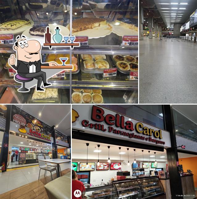 O interior do BELLA CAROL