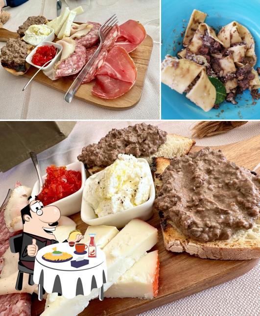 Piatto di formaggi al Casa di Palaia