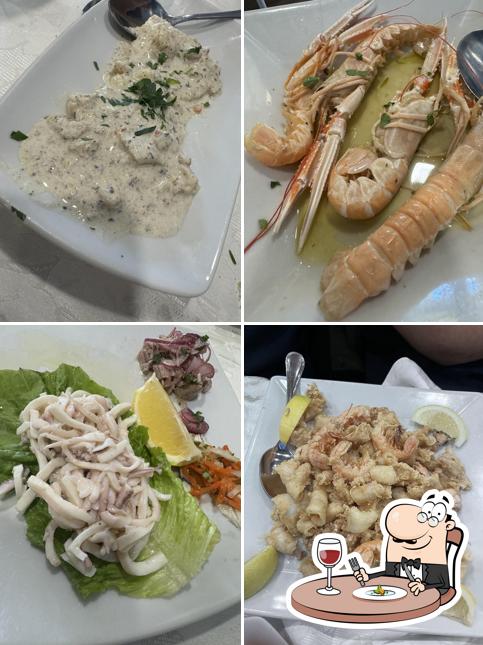 Scampi al Ristorante Laguna Blu