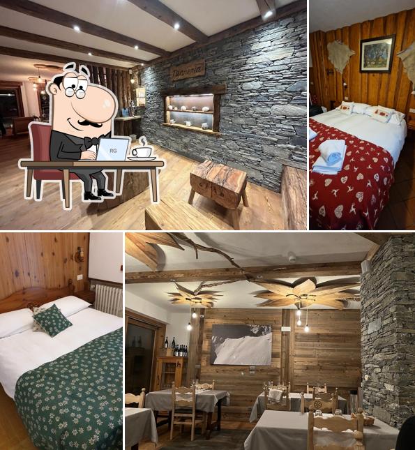 Siediti a un tavolo di Albergo Edelweiss
