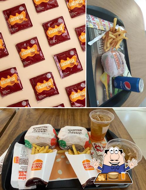 Comida em Burger King