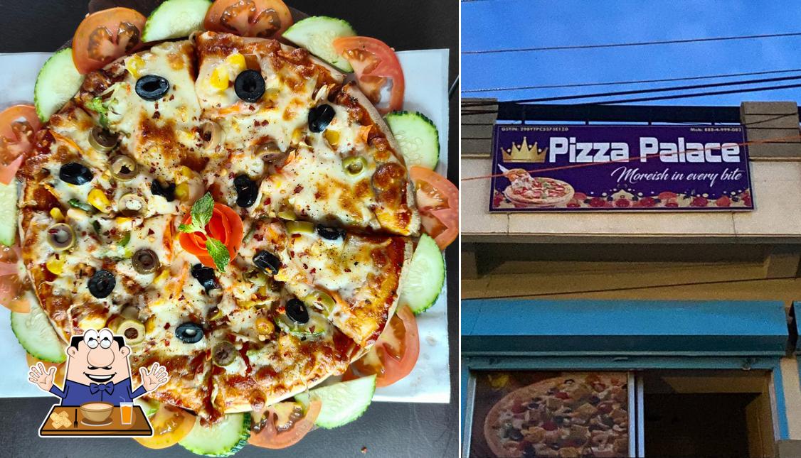 Food at Pizza Palace