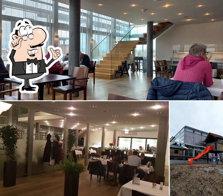 Restaurant Le Jardin si caratterizza per la interni e area giochi