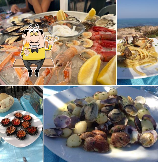Ordina tra i molti pasti di mare offerti a Ristorante Albachiara