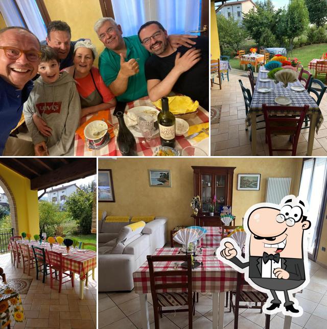 Gli interni di Home Restaurant La Collinetta